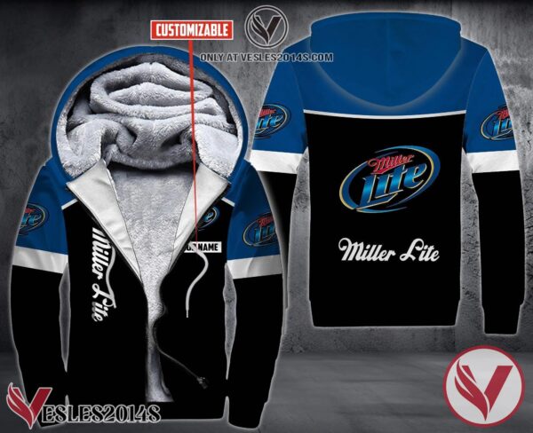 Personalized Miller Lite Uniform Fleece Hoodie, Unique Gifts For Employee - Vesles2014S 1