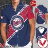 Personalized Minnesota Twins Navy Red Hawaiian Shirt And Short, Unique Gifts For Friends - Vesles2014S 1