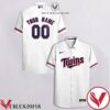 Personalized Minnesota Twins White Logo Branded Hawaiian Shirt And Short, Unique Gifts For Friends - Vesles2014S 1