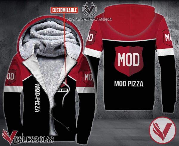Personalized Mod Pizza Uniform Fleece Hoodie, Unique Gifts For Employee - Vesles2014S 1