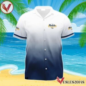 Personalized Modelo Negra Gradient Hawaiian Shirt, Best Summer Gifts For Fans - Vesles2014S 1