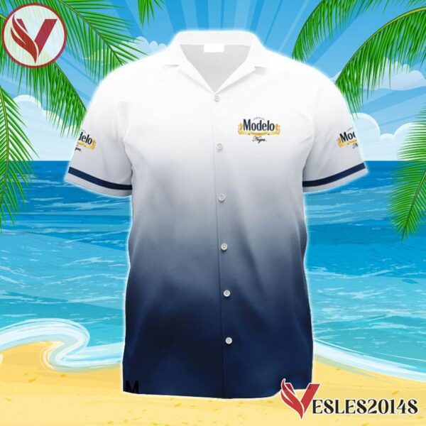 Personalized Modelo Negra Gradient Hawaiian Shirt, Best Summer Gifts For Fans - Vesles2014S 1