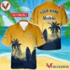 Personalized Modelo Negra Palm Tree Surfboard Hawaiian Shirt, Best Summer Gifts For Fans - Vesles2014S