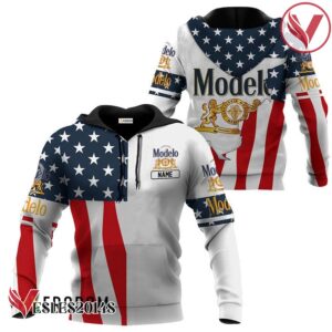 Personalized Modelo Negra USA Flag Hoodie & Zip Hoodie - Vesles2014S