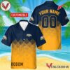 Personalized Modelo Negra Yellow And Blue Halftone Hawaiian Shirt, Best Summer Gifts For Fans - Vesles2014S