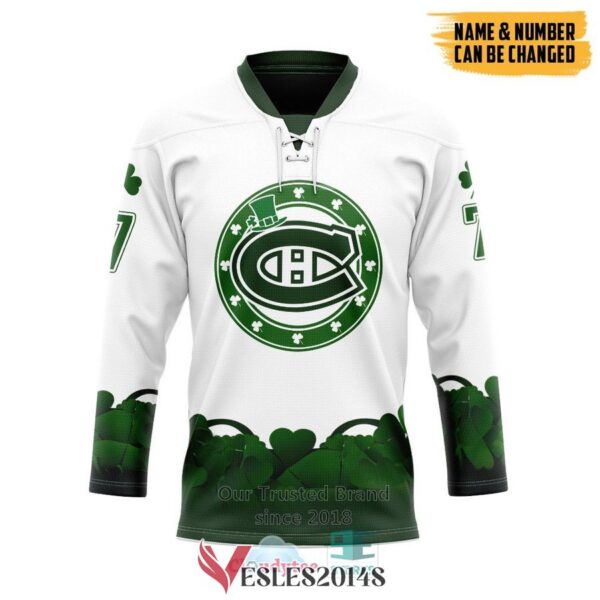 Personalized Montreal Canadiens 2022 St Patrick Day Hockey Jersey, Trending Gifts For Fans - Vesles2014s