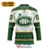 Personalized Montreal Canadiens St Patrick Day Hockey Jersey, Trending Gifts For Fans - Vesles2014s