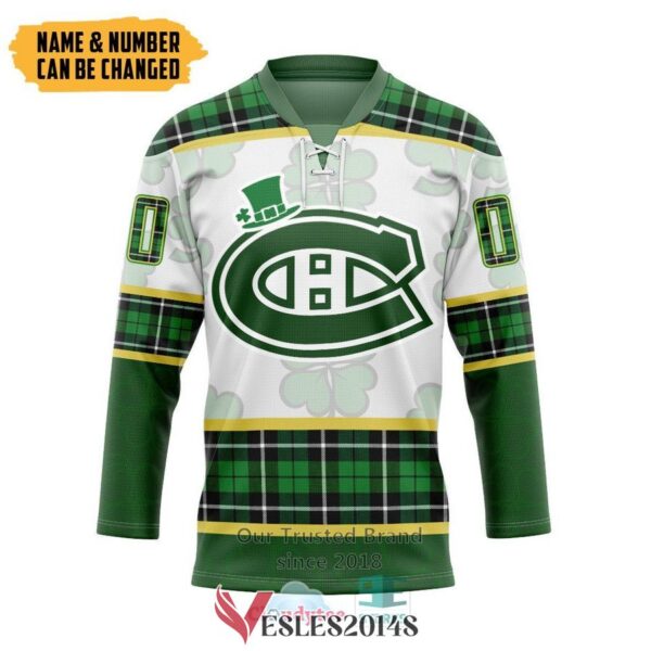 Personalized Montreal Canadiens St Patrick Day Hockey Jersey, Trending Gifts For Fans - Vesles2014s