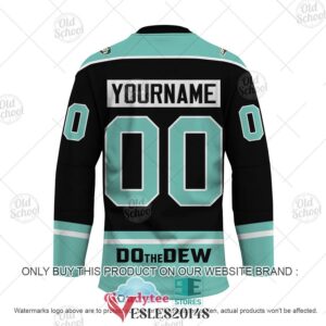Personalized Mountain Dew Baja Blast Black Hockey Jersey, Trending Gifts For Fans - Vesles2014s 2
