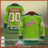 Personalized Mountain Dew Original Flavor Green Hockey Jersey, Trending Gifts For Fans - Vesles2014s