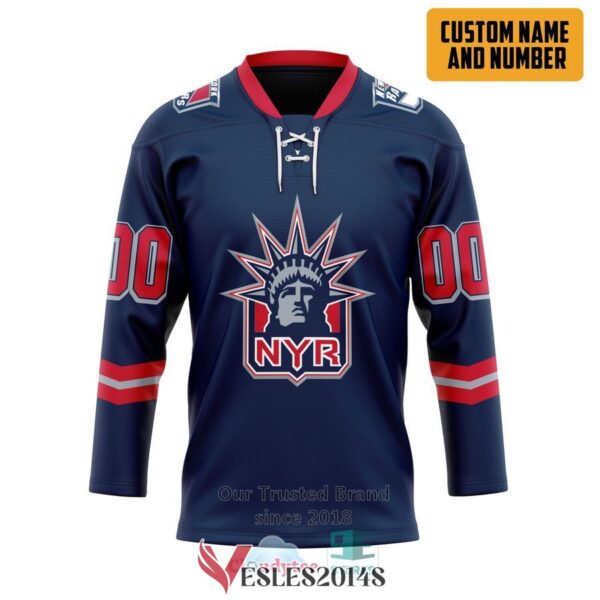 Personalized N.Y.R Artemi Panarin Navy 202021 Reverse Retro Hockey Jersey, Trending Gifts For Fans - Vesles2014s