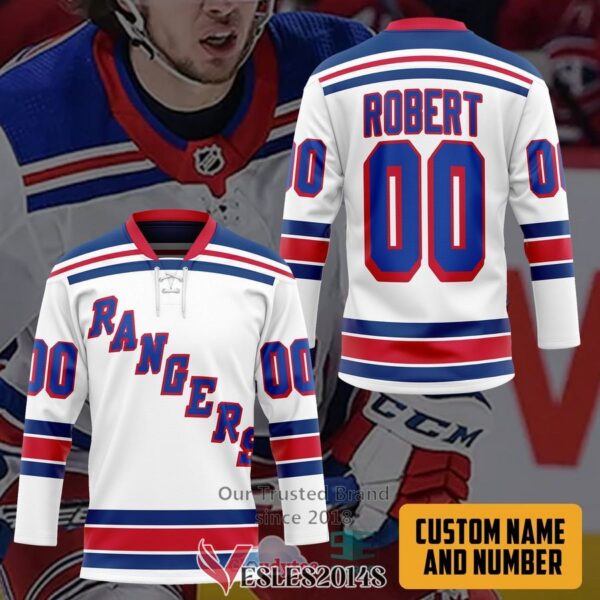 Personalized N.Y.R Artemi Panarin White Away Authentic Hockey Jersey, Trending Gifts For Fans - Vesles2014s 2