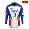 Personalized NASA American flag Space Suit Hockey Jersey, Trending Gifts For Fans - Vesles2014s