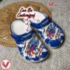Personalized Name Logo Football Team Ripped Flag Clog Shoes, Unique Gift From  Vesles2014S