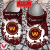 Personalized Name Logo Football Team Style Clog Shoes, Unique Gift From  Vesles2014S
