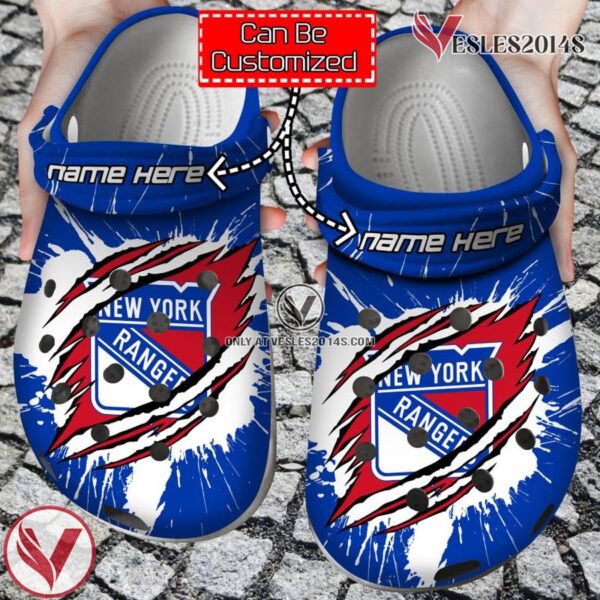 Personalized Name Logo Team Hockey Ripped Claw Clog Shoes, Unique Gift From  Vesles2014S