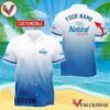 Personalized Natural Light Gradient Hawaiian Shirt, Best Summer Gifts For Fans - Vesles2014S