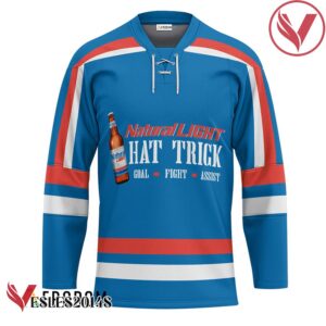 Personalized Natural Light Hat Trick Hockey Jersey - Vesles2014S 1