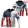 Personalized Natural Light USA Flag Hoodie & Zip Hoodie - Vesles2014S