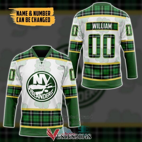 Personalized New York Islanders St Patrick Day Hockey Jersey, Trending Gifts For Fans - Vesles2014s 2