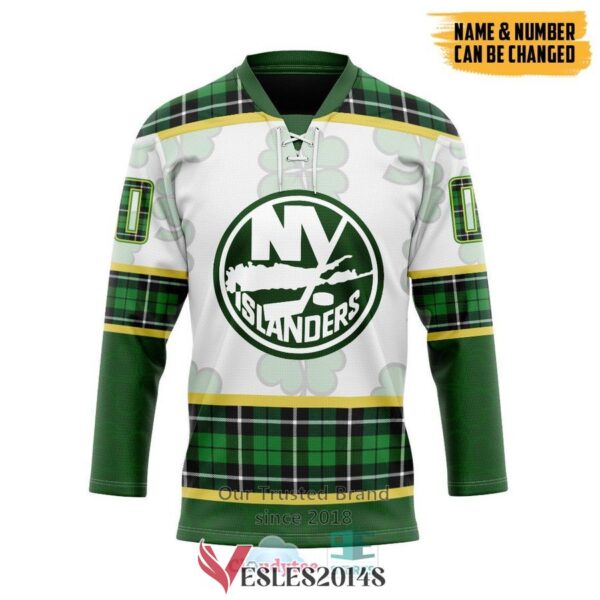 Personalized New York Islanders St Patrick Day Hockey Jersey, Trending Gifts For Fans - Vesles2014s