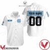 Personalized North Carolina Tar Heels Ncaa White Hawaiian Shirt, Unique Gifts For Friends - Vesles2014S 1