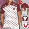 Personalized Oklahoma Sooners Logo White Garnet Hawaiian Shirt And Short, Unique Gifts For Friends - Vesles2014S 1