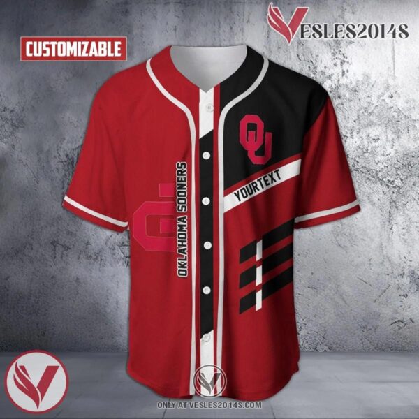 Personalized Oklahoma Sooners NCAA Baseball Jersey, Unique Gifts For Fans - Vesles2014s