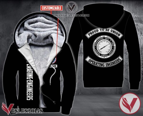 Personalized Operating Engineers Custom All Over Print 3d Fleece hoodie, Unique Gifts For Employee - Vesles2014S 1