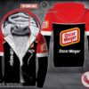 Personalized Oscar Mayer Uniform Fleece Hoodie, Unique Gifts For Employee - Vesles2014S 1
