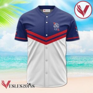 Personalized Pabst Blue Ribbon And White Baseball Jersey, Perfect Gifts For Fans - Vesles2014S 2