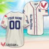 Personalized Pabst Blue Ribbon Basic American Flag Baseball Jersey, Perfect Gifts For Fans - Vesles2014S