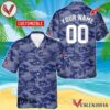 Personalized Pabst Blue Ribbon Blue Camouflage Hawaiian Shirt, Best Summer Gifts For Fans - Vesles2014S