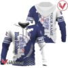 Personalized Pabst Blue Ribbon White And Blue Cracking Hoodie & Zip Hoodie - Vesles2014S