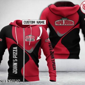 Personalized Papa John's Pizza Uniform Custom Hoodie - Vesles2014S 1