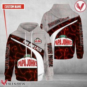 Personalized Papa John's Pizza Uniform Custom Hoodie - Vesles2014S