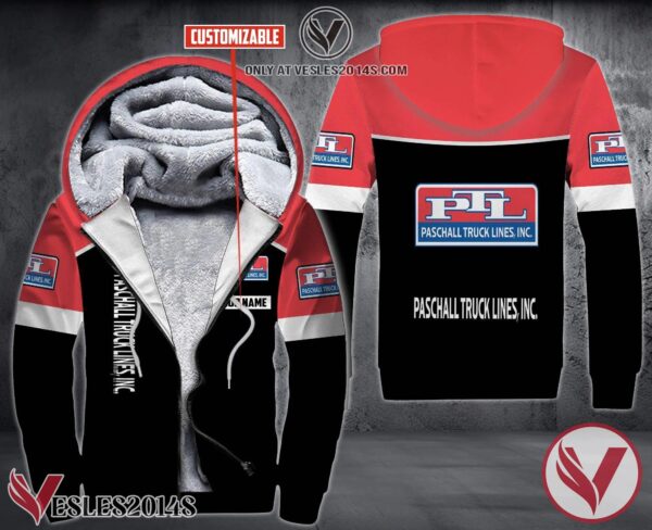 Personalized Paschall Truck Lines Uniform Fleece Hoodie, Unique Gifts For Employee - Vesles2014S 1
