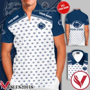Personalized Penn State Nittany Lions Football White Hawaiian Shirt And Short, Unique Gifts For Friends - Vesles2014S 1