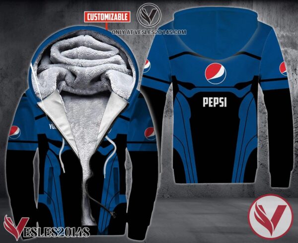 Personalized Pepsi Uniform Custom Fleece Hoodie, Unique Gifts For Employee - Vesles2014S 1