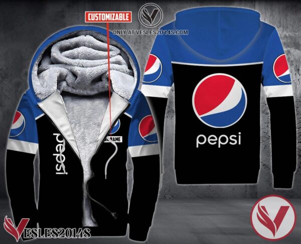 Personalized Pepsi Uniform Fleece Hoodie, Unique Gifts For Employee - Vesles2014S 1