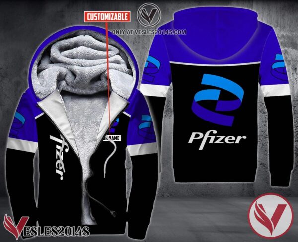 Personalized Pfizer Uniform Fleece Hoodie, Unique Gifts For Employee - Vesles2014S 1