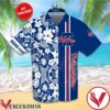 Personalized Philadelphia Phillies Flowery Neon Blue Hawaiian Shirt And Short, Unique Gifts For Friends - Vesles2014S 1