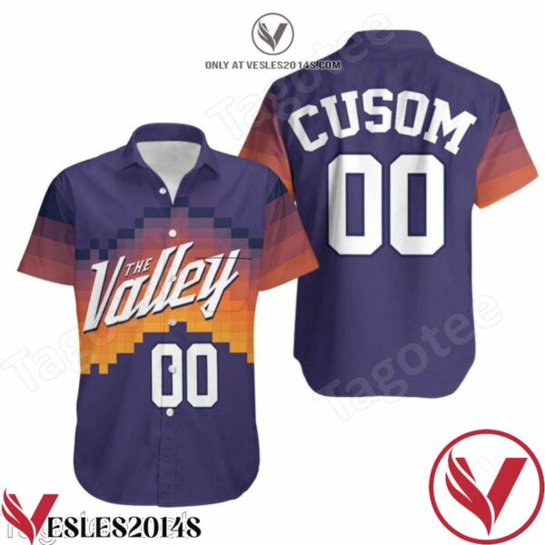 Personalized Phoenix Suns The Valley Purple Hawaiian Shirt, Unique Gifts For Friends - Vesles2014S 1