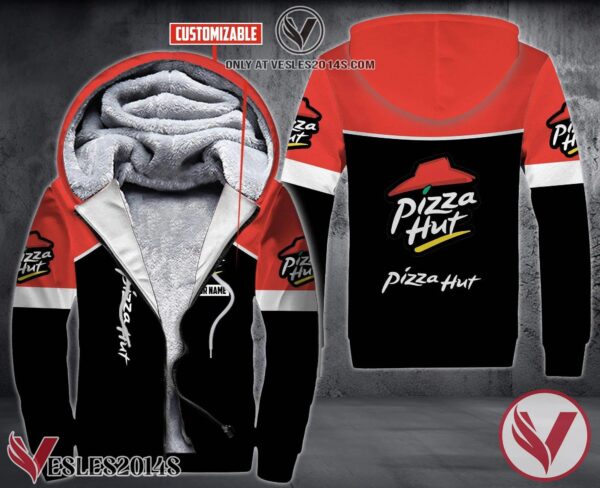 Personalized Pizza Hut Uniform CustomFleece Hoodie, Unique Gifts For Employee - Vesles2014S 1