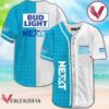 Personalized Plaid And White Split Bud Light Next Baseball Jersey, Perfect Gifts For Fans - Vesles2014S