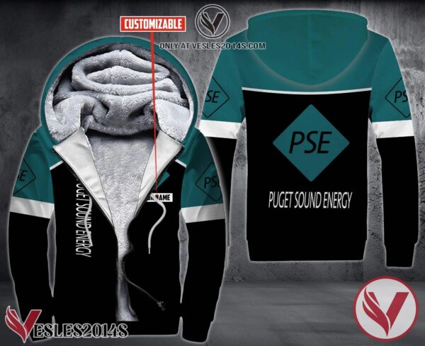 Personalized Puget Sound Energy Uniform Custom Fleece Hoodie, Unique Gifts For Employee - Vesles2014S 1