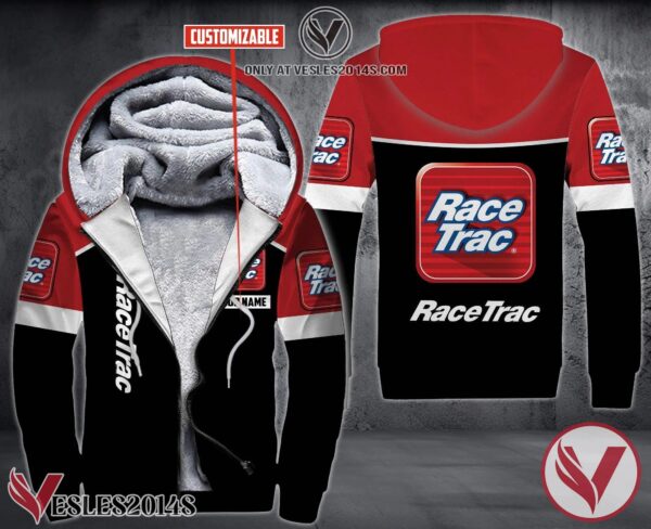 Personalized Racetrac Uniform Fleece Hoodie, Unique Gifts For Employee - Vesles2014S 1