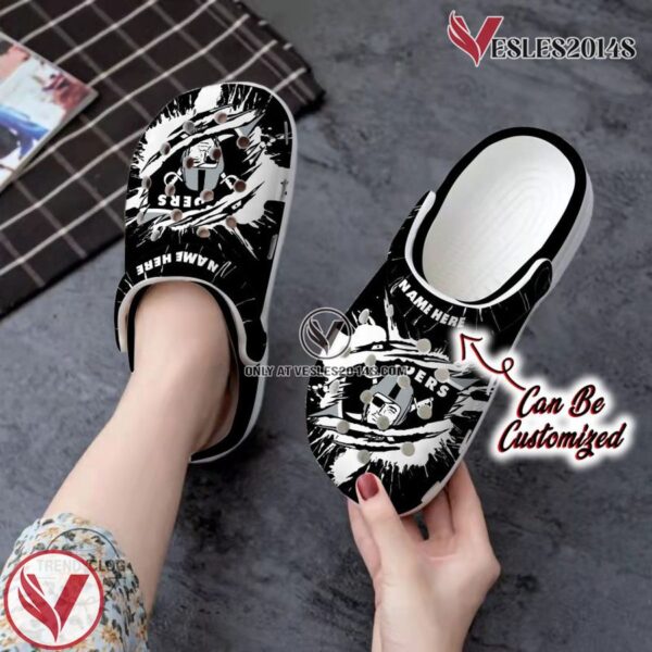 Personalized Raiders Football Ripped Claw Clog Shoes, Unique Gift From  Vesles2014S
