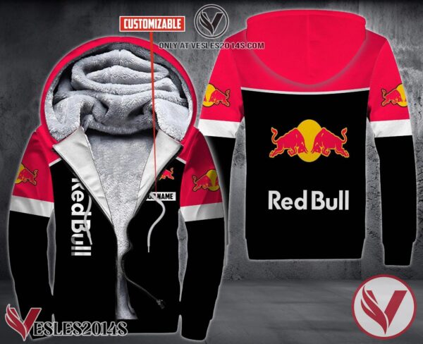 Personalized Red Bull Uniform Fleece Hoodie, Unique Gifts For Employee - Vesles2014S 1