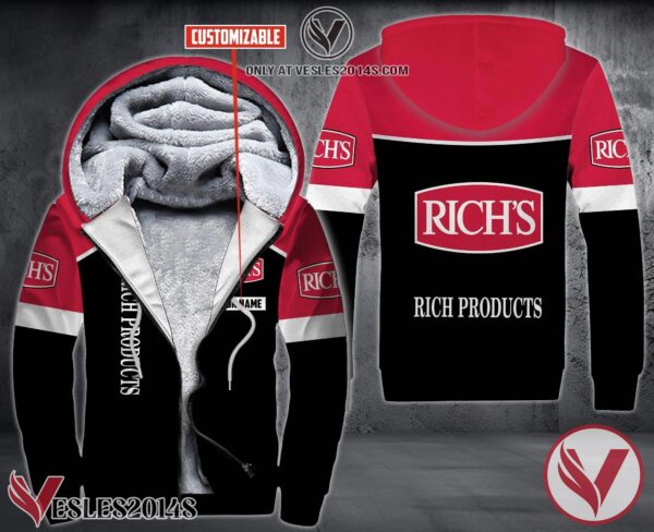 Personalized Rich Products Uniform Fleece Hoodie, Unique Gifts For Employee - Vesles2014S 1